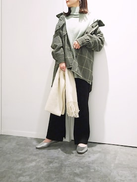 Rさん（レディース・155cm）の冬コーディネート