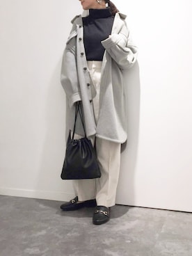 Rさん（レディース・155cm）の冬コーディネート