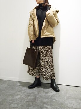 Rさん（レディース・155cm）の冬コーディネート