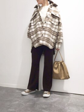 Rさん（レディース・155cm）の冬コーディネート