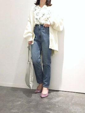 Rさん(レディース・155cm)の冬コーディネート