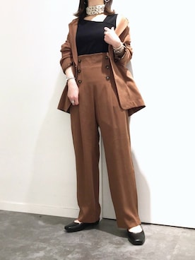 Rさん（レディース・155cm）の春コーディネート