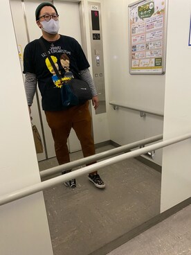 「ビーバスアンドバットヘッド」｜®️okuFamilyさん（メンズ・187cm）の秋コーディネート