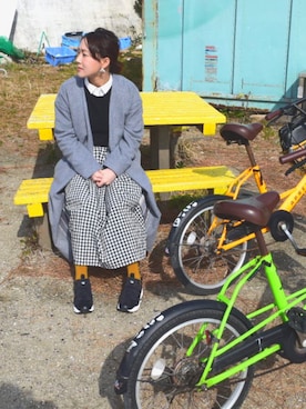 「Reebok（リーボック）のユニセックス リーボック インスタ ポンプフューリー ブラック Reebok INSTAPUMP FURY OG V65750（スニーカー）」を使った、ᗩᗷϋ❁さん（レディース・155cm）の冬コーディネート