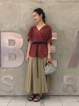 MARUERIさん(レディース・164cm)の夏コーディネート