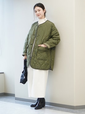 「アイテム（ブルゾン）」を使った、MARUERIさん（レディース・164cm・30代）の秋コーディネート