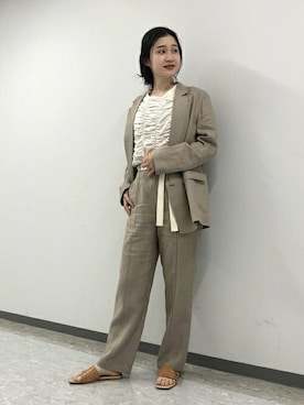 「RBS」｜「アイテム（その他アウター）」を使った、MARUERIさん（レディース・164cm）の冬コーディネート