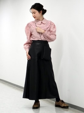 「アイテム（スカート）」を使った、MARUERIさん（レディース・164cm・30代）の冬コーディネート