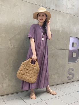 MARUERIさん（レディース・164cm）の夏コーディネート