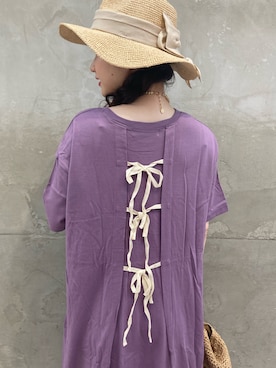 MARUERIさん（レディース・164cm）の夏コーディネート