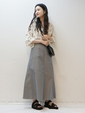 MARUERIさん（レディース・164cm）の夏コーディネート