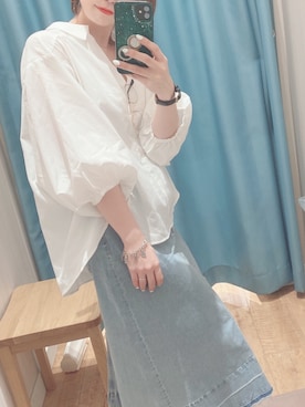 「OZOC（オゾック）のアイテム」を使った、takapiiさん（レディース・159cm）の春コーディネート