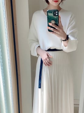 「H&M（エイチ・アンド・エム）のアイテム（アクセサリー）」を使った、takapiiさん（レディース・159cm）の春コーディネート