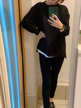 「MOUSSY（マウジー）のアイテム（トップス）」を使った、takapiiさん（レディース・159cm）の春コーディネート