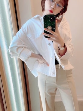 「VERO CUOIO（ヴェロキーオ）のアイテム」を使った、takapiiさん（レディース・159cm）の春コーディネート