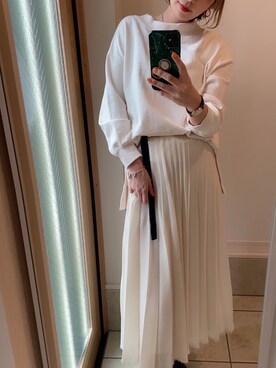 「allureville（アルアバイル）のアイテム」を使った、takapiiさん（レディース・159cm）の春コーディネート