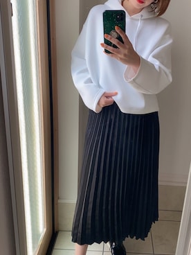 「STELLA McCARTNEY（ステラマッカートニー）のアイテム（ローファー）」を使った、takapiiさん（レディース・159cm）の春コーディネート