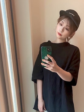 「CA4LA（カシラ）のアイテム（キャップ）」を使った、takapiiさん（レディース・159cm）の春コーディネート