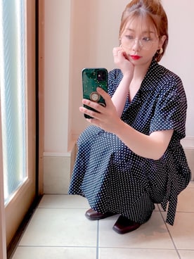 「TODAYFUL（トゥデイフル）のアイテム（ブーツ）」を使った、takapiiさん（レディース・159cm）の春コーディネート