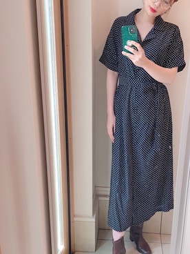 「TODAYFUL（トゥデイフル）のアイテム（ブーツ）」を使った、takapiiさん（レディース・159cm）の春コーディネート