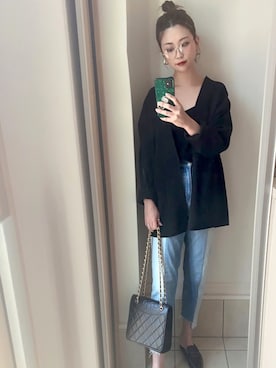 「TORY BURCH（トリーバーチ）のアイテム」を使った、takapiiさん（レディース・159cm）の春コーディネート
