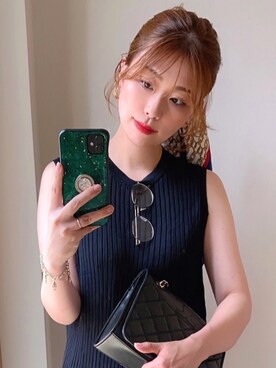 「TORY BURCH（トリーバーチ）のアイテム」を使った、takapiiさん（レディース・159cm）の春コーディネート