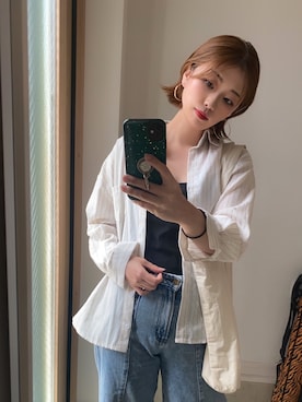 「DAY CLOSET（デイ クローゼット）のアイテム」を使った、takapiiさん（レディース・159cm）の春コーディネート