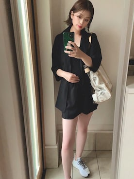 「AKTE（アクテ）のアイテム」を使った、takapiiさん（レディース・159cm）の春コーディネート