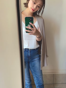 「ABITOKYO（アビトーキョー）のアイテム」を使った、takapiiさん（レディース・159cm）の春コーディネート