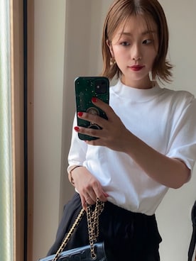 「TORY BURCH（トリーバーチ）のアイテム」を使った、takapiiさん（レディース・159cm）の春コーディネート