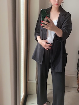 「fifth（フィフス）のアイテム」を使った、takapiiさん（レディース・159cm）の夏コーディネート