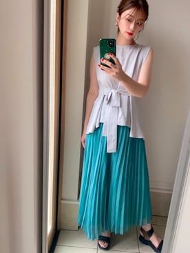 「grove（グローブ）のアイテム」を使った、takapiiさん（レディース・159cm）の夏コーディネート