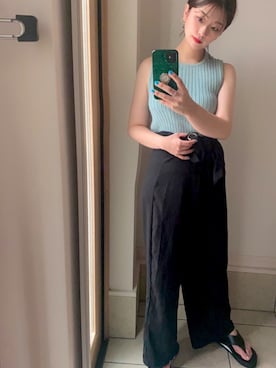 「SHEL’TTER（シェルター）のアイテム」を使った、takapiiさん（レディース・159cm）の夏コーディネート
