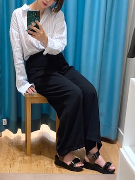 「grove（グローブ）のアイテム」を使った、takapiiさん（レディース・159cm）の夏コーディネート