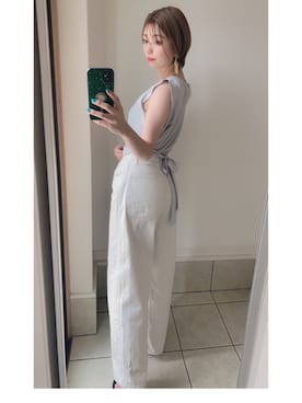 「grove（グローブ）のアイテム」を使った、takapiiさん（レディース・159cm）の夏コーディネート