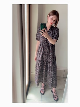 M Ll ペイズリー柄ギャザーワンピースを使った人気ファッションコーディネート Wear M Ll ペイズリー柄ギャザーワンピースを使った人気ファッションコーディネート Wear