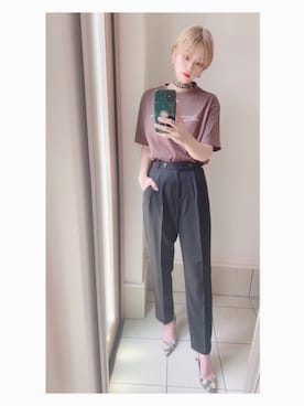 「VERO CUOIO（ヴェロキーオ）のアイテム」を使った、takapiiさん（レディース・160cm）の夏コーディネート