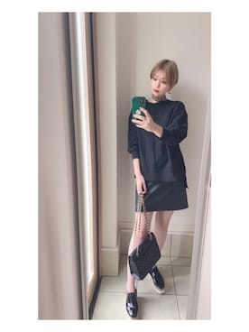 「TORY BURCH（トリーバーチ）のアイテム」を使った、takapiiさん（レディース・160cm）の秋コーディネート