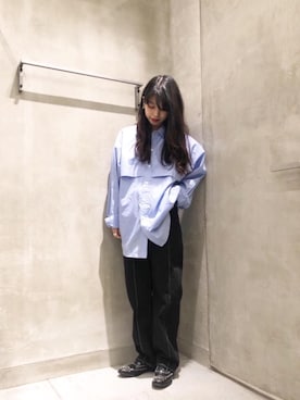 Momo Mizoteさん（レディース・154cm）の冬コーディネート