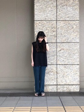 Momo Mizoteさん（レディース・154cm）の夏コーディネート