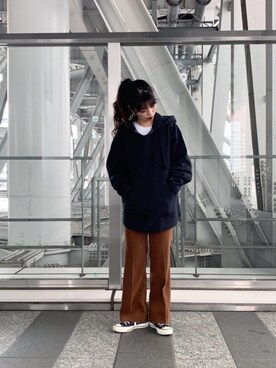 Momo Mizoteさん（レディース・154cm）の秋コーディネート