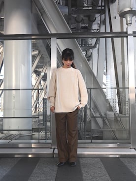 Momo Mizoteさん（レディース・154cm）の秋コーディネート