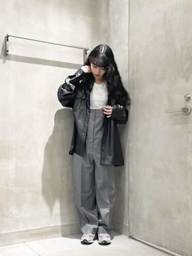 Momo Mizoteさん(レディース・154cm)の冬コーディネート