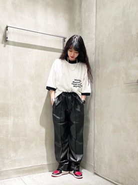 「MONKEY TIME（モンキータイム）のアイテム（アクセサリー）」を使った、Momo Mizoteさん（レディース・154cm）の春コーディネート