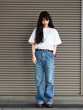 「Article no.（アーティクルナンバー）のアイテム」を使った、Momo Mizoteさん（レディース・154cm）の春コーディネート
