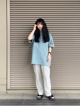 「ANDERSSON BELL（アンダースンベル）のアイテム」を使った、Momo Mizoteさん（レディース・154cm）の春コーディネート