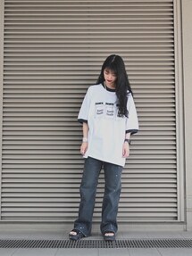 O/D DUCK FLARE PAINTER/ペインターパンツ MONKEY TIME（モンキータイム）の「＜monkey time＞ O/D DUCK