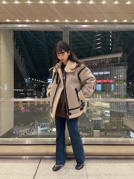 Momo Mizoteさんの（Alpha Industries | アルファインダストリーズ）を使ったコーディネート