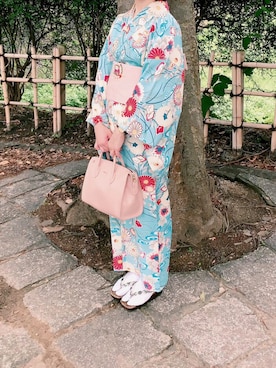 「撫松庵（ブショウアン）のアイテム」を使った、あささん（レディース・161cm）の夏コーディネート