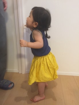 Uさん（キッズ・70cm）の夏コーディネート